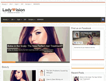 Tablet Screenshot of ladyvision.net